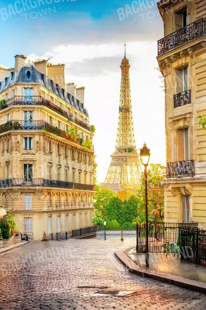 Paris Street Corner 8’x12’ UltraCloth (96 x 144 inch) Backdrop