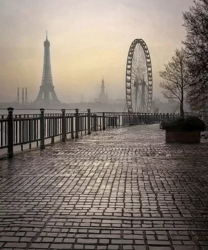 Evening View in Paris 10’x12’ UltraCloth (120 x 144 inch) Backdrop