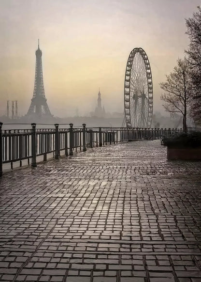 Evening View in Paris 5’x7’ UltraCloth (60 x 84 inch) Backdrop