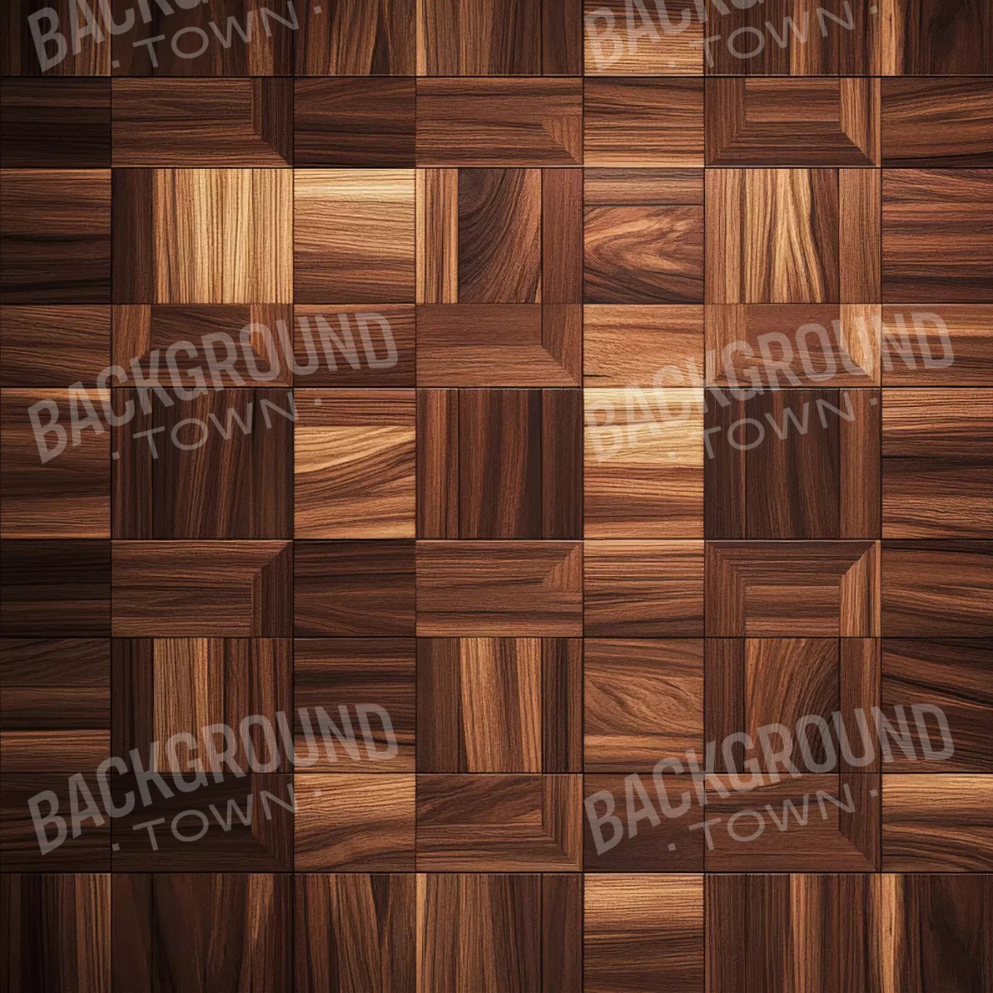 Parquet Wood Floor 5’X5’ Rubbermat (60 X Inch) Backdrop