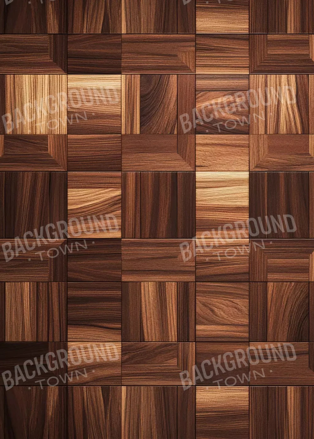 Parquet Wood Floor 5’X7’ Rubbermat (60 X 84 Inch) Backdrop