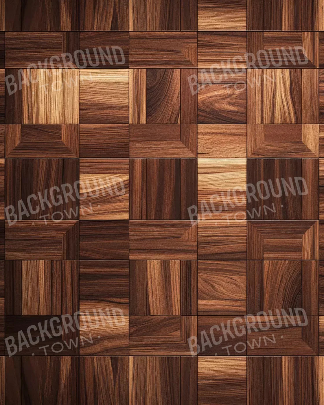 Parquet Wood Floor 8’X10’ Rubbermat (96 X 120 Inch) Backdrop