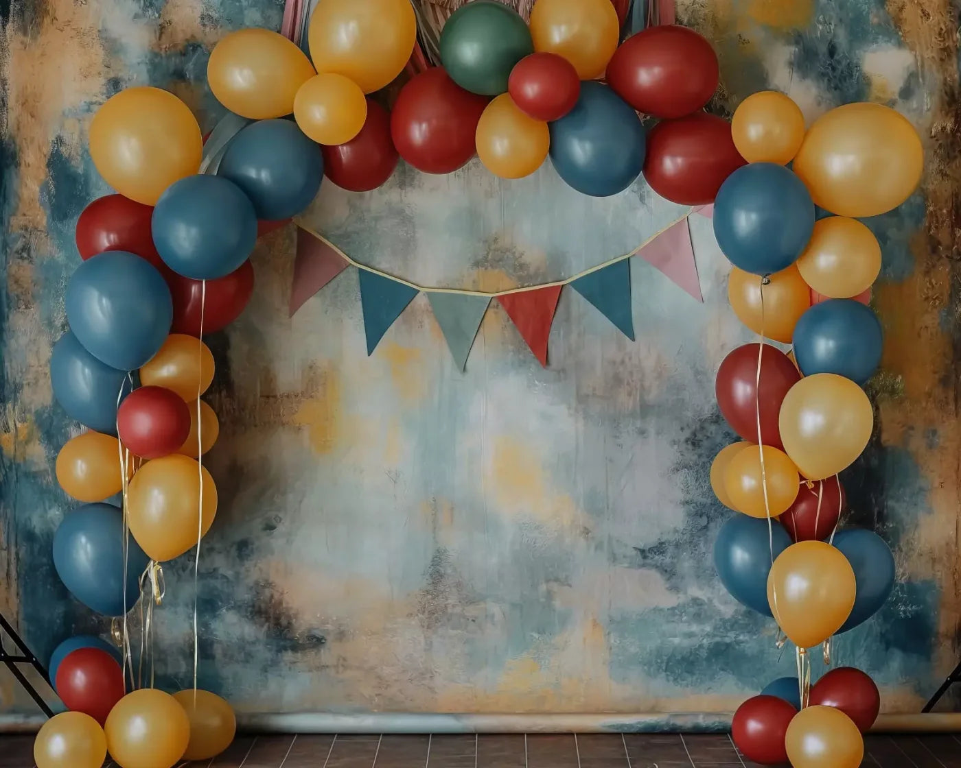 Party Arch 10’X8’ Fleece (120 X 96 Inch) Backdrop