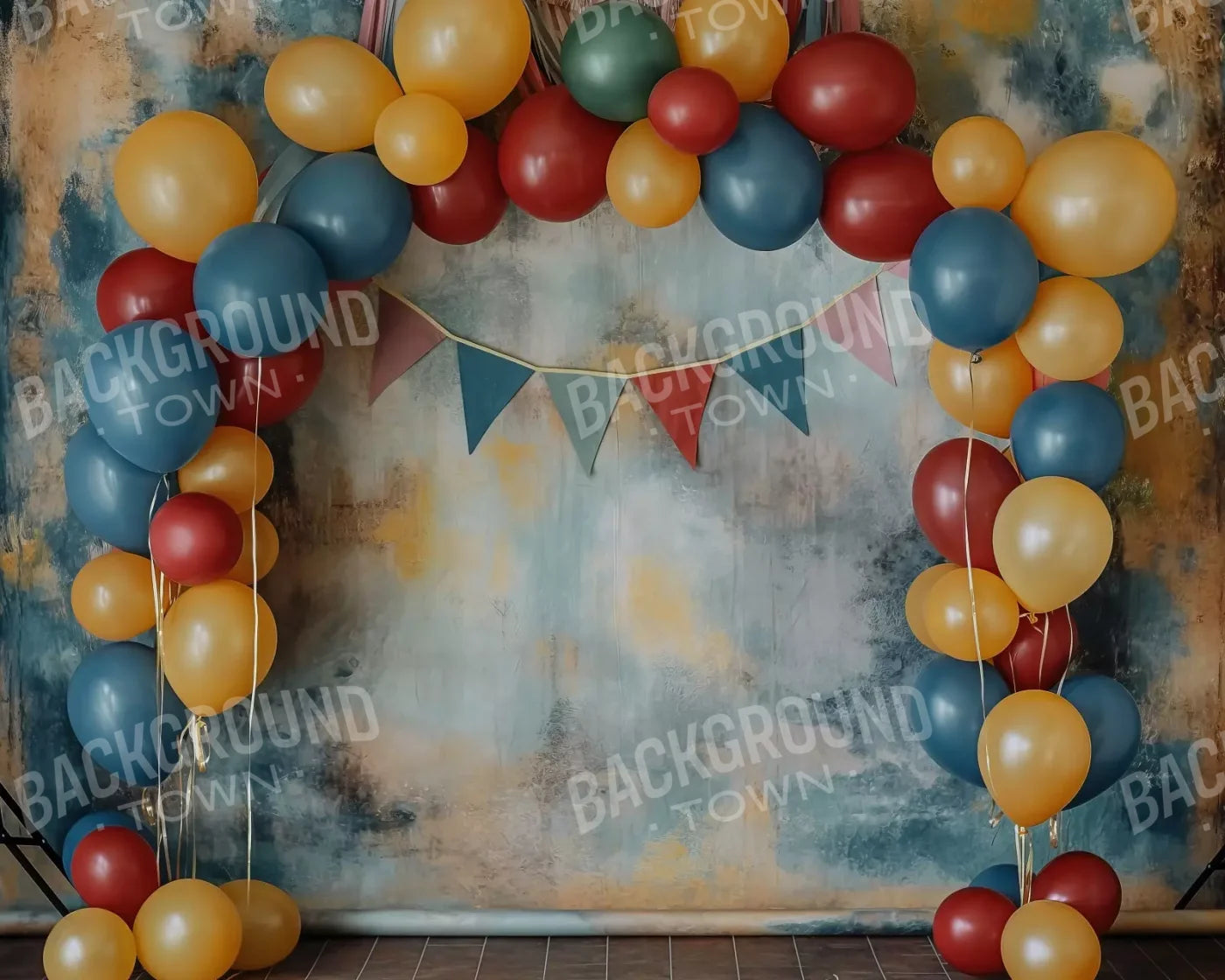 Party Arch 10’X8’ Fleece (120 X 96 Inch) Backdrop