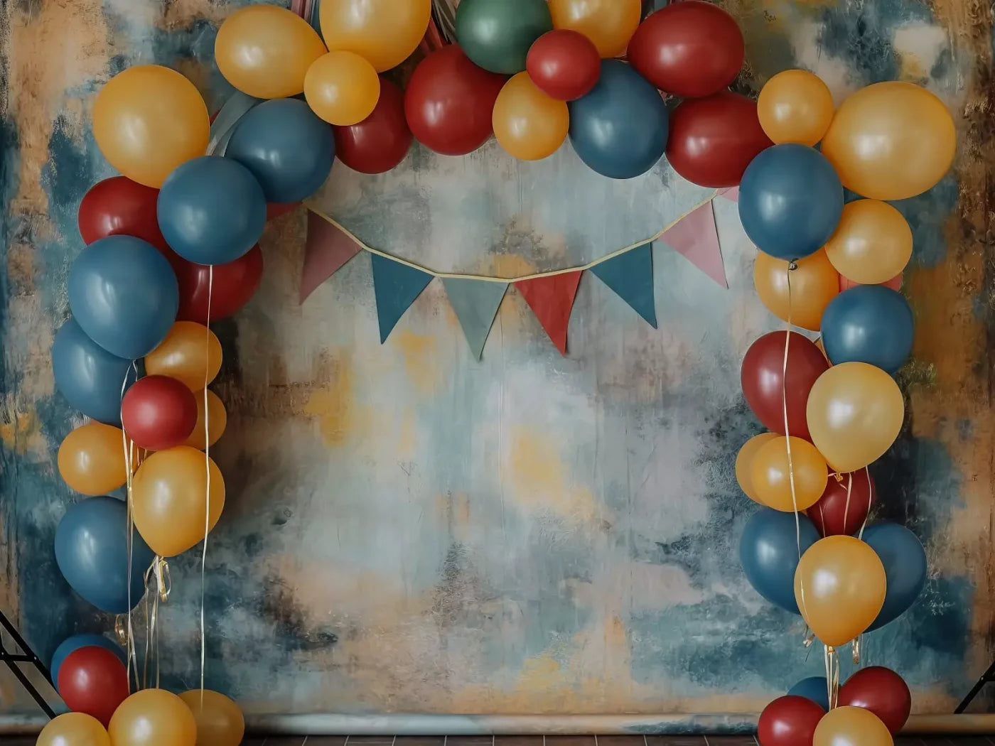 Party Arch 6’8X5’ Fleece (80 X 60 Inch) Backdrop