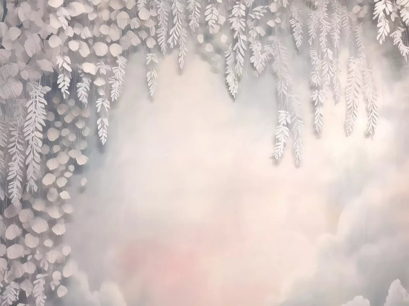 Pastel Bough 6’8X5’ Fleece (80 X 60 Inch) Backdrop
