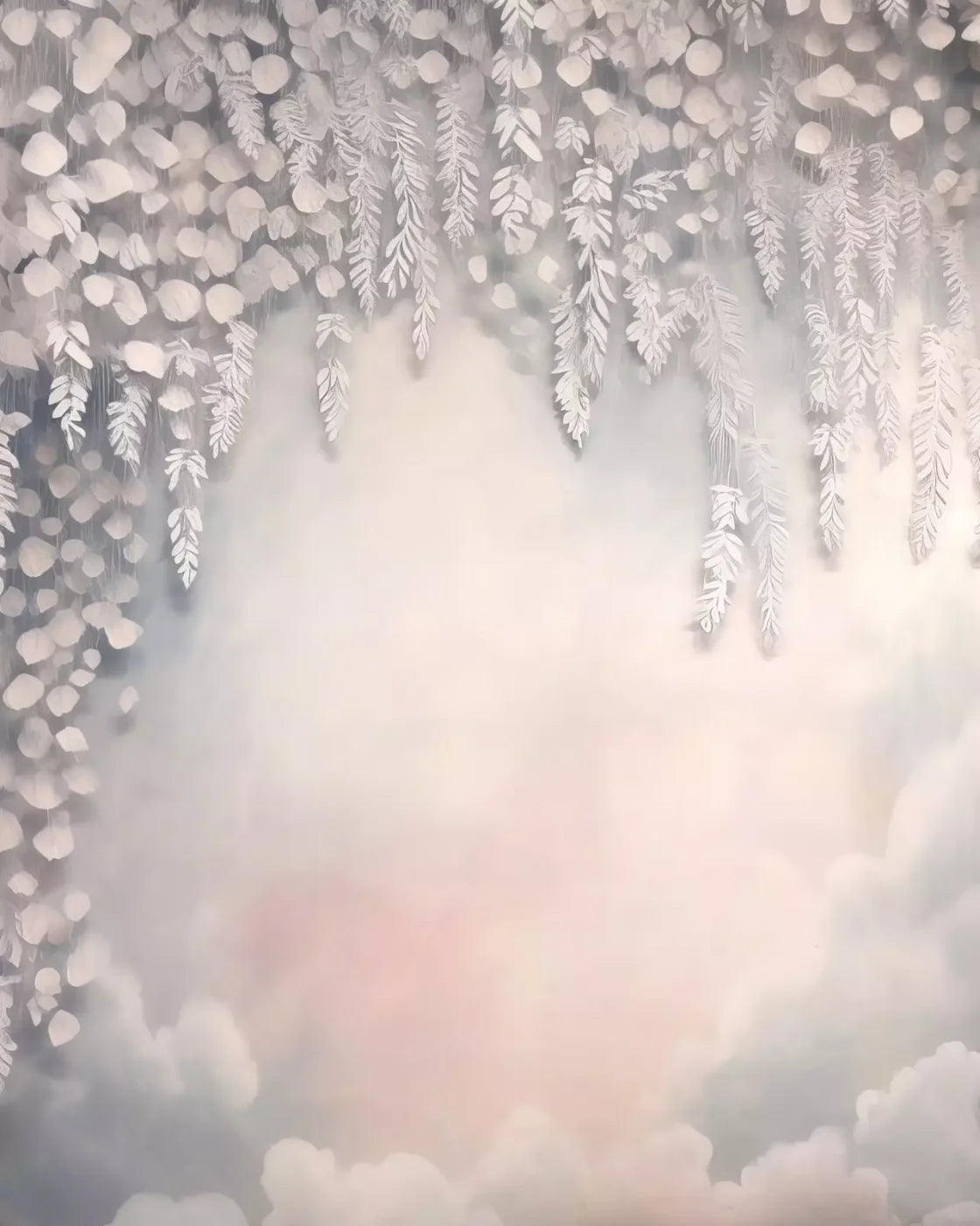 Pastel Bough 8’X10’ Fleece (96 X 120 Inch) Backdrop
