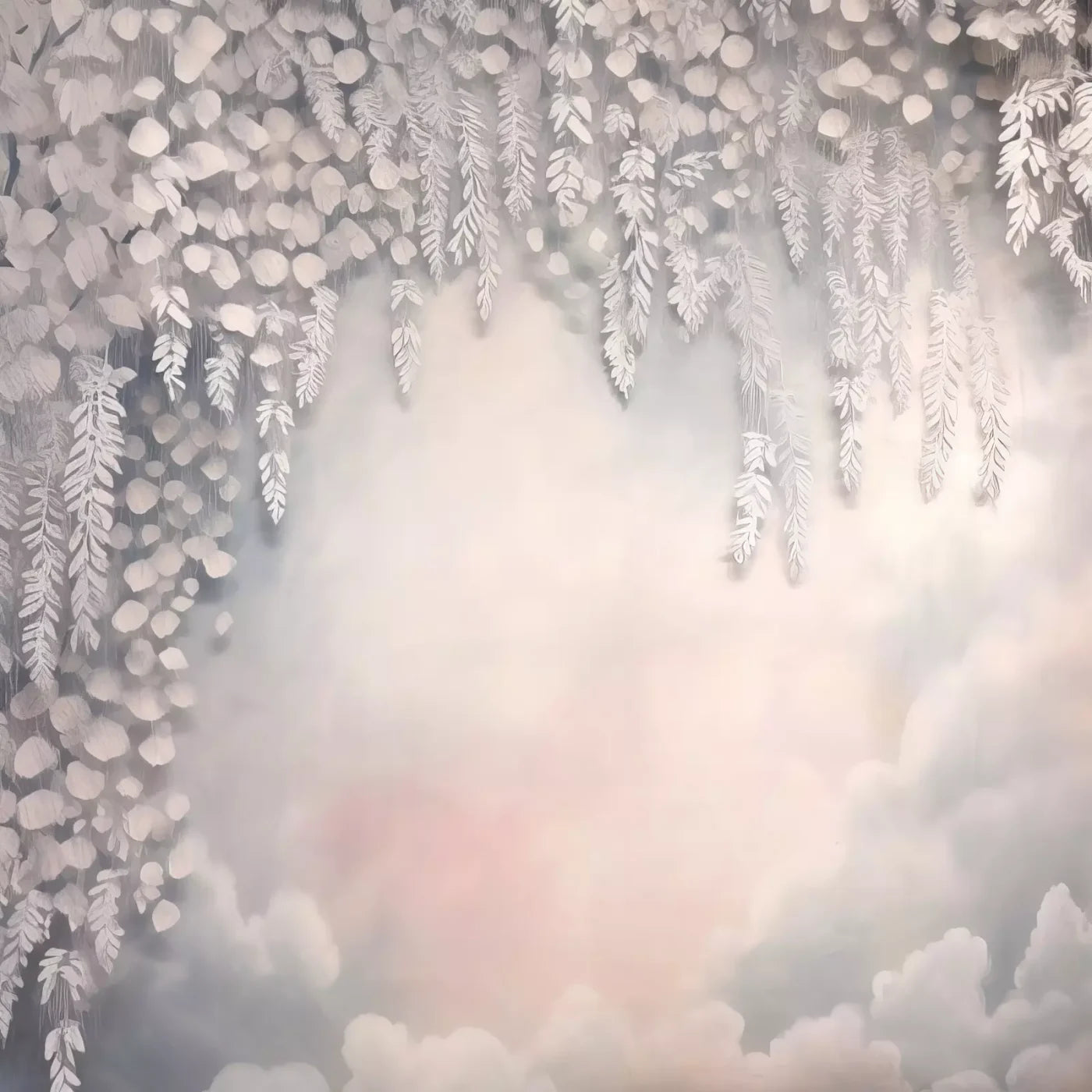 Pastel Bough 8’X8’ Fleece (96 X Inch) Backdrop