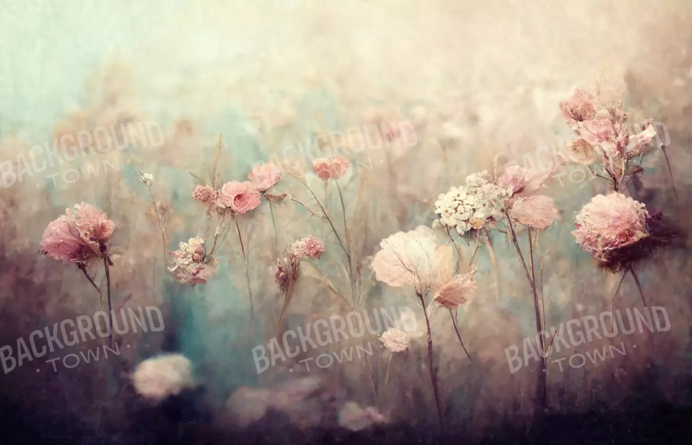 Pastel Fields 12X8 Ultracloth ( 144 X 96 Inch ) Backdrop