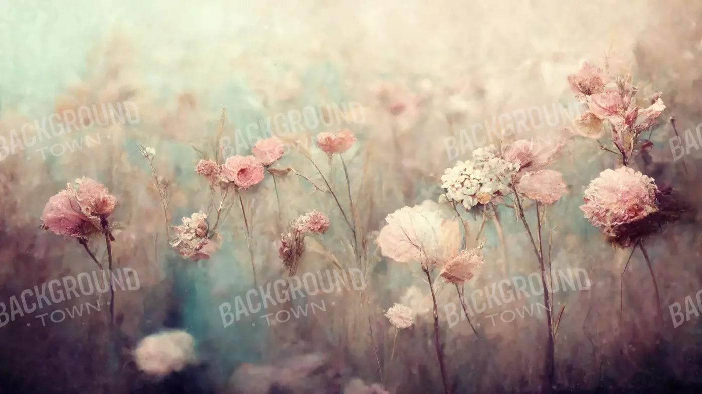 Pastel Fields 14X8 Ultracloth ( 168 X 96 Inch ) Backdrop