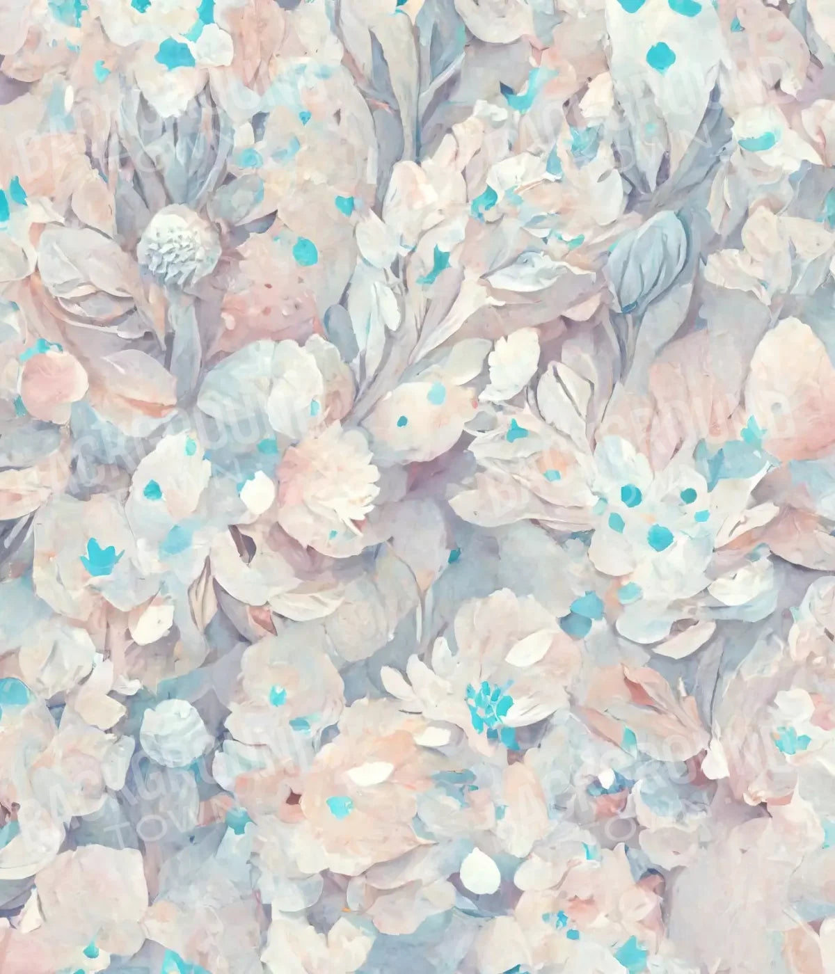 Pastel Floral 10’X12’ Ultracloth (120 X 144 Inch) Backdrop