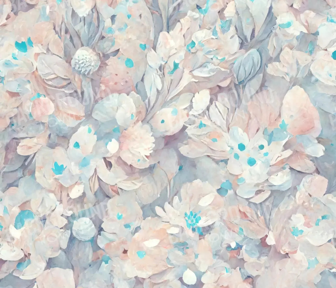 Pastel Floral 12’X10’ Ultracloth (144 X 120 Inch) Backdrop