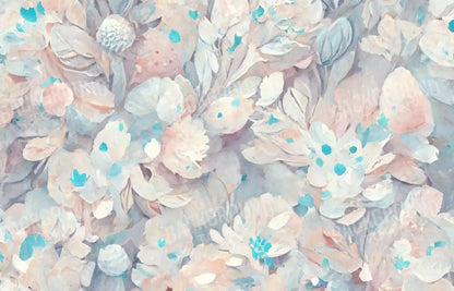 Pastel Floral 12’X8’ Ultracloth (144 X 96 Inch) Backdrop