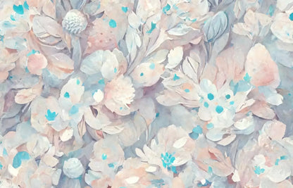 Pastel Floral 12’X8’ Ultracloth (144 X 96 Inch) Backdrop