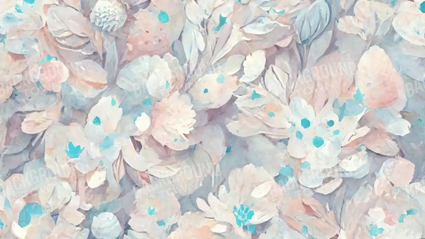 Pastel Floral 14’X8’ Ultracloth (168 X 96 Inch) Backdrop