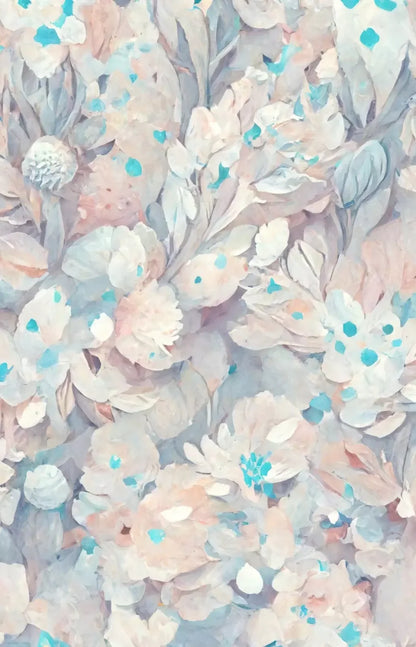 Pastel Floral 8’X12’ Ultracloth (96 X 144 Inch) Backdrop