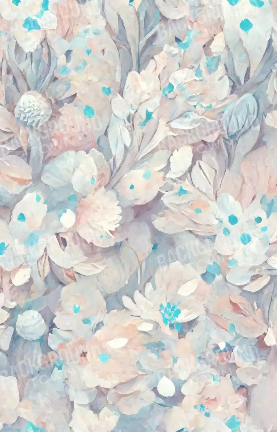Pastel Floral 8’X12’ Ultracloth (96 X 144 Inch) Backdrop