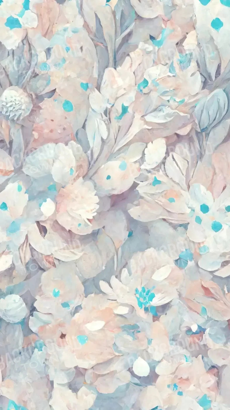 Pastel Floral 8’X14’ Ultracloth (96 X 168 Inch) Backdrop