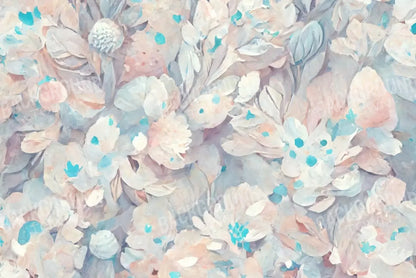 Pastel Floral 8’X5’ Ultracloth (96 X 60 Inch) Backdrop