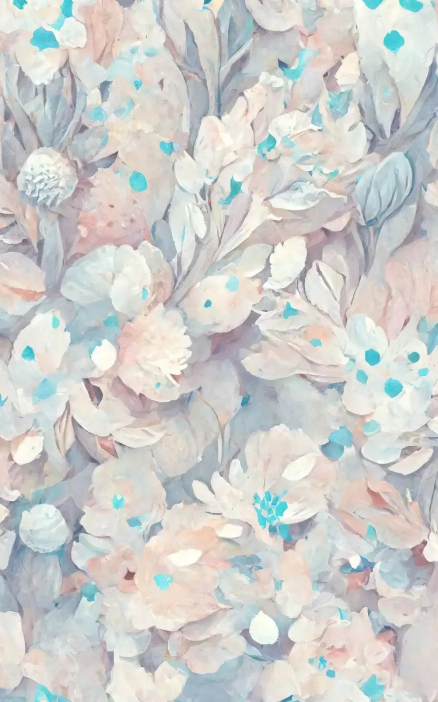 Pastel Floral 9’X14’ Ultracloth (108 X 168 Inch) Backdrop