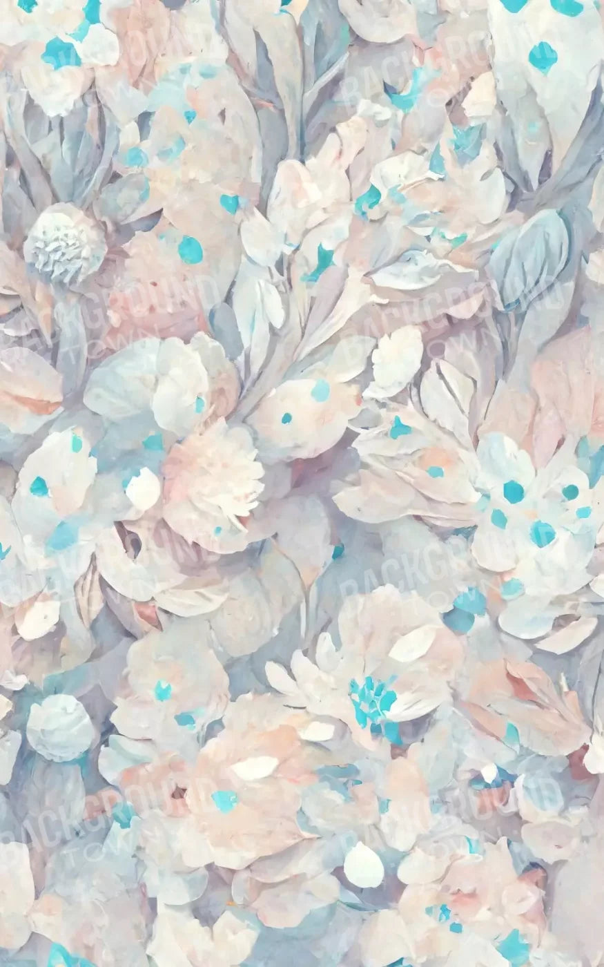 Pastel Floral 9’X14’ Ultracloth (108 X 168 Inch) Backdrop