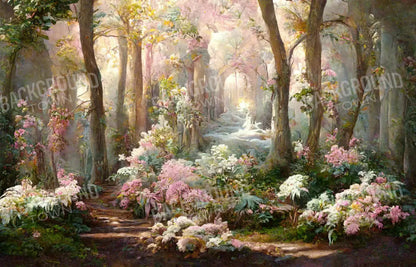 Pastel Forest 12X8 Ultracloth ( 144 X 96 Inch ) Backdrop