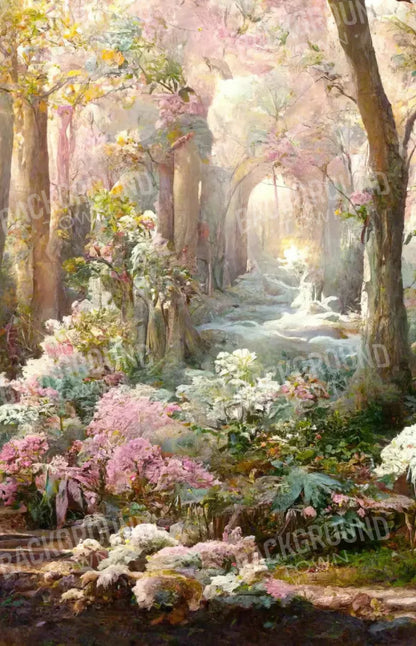 Pastel Forest 8X12 Ultracloth ( 96 X 144 Inch ) Backdrop