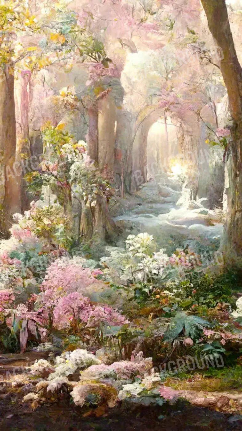 Pastel Forest 8X14 Ultracloth ( 96 X 168 Inch ) Backdrop