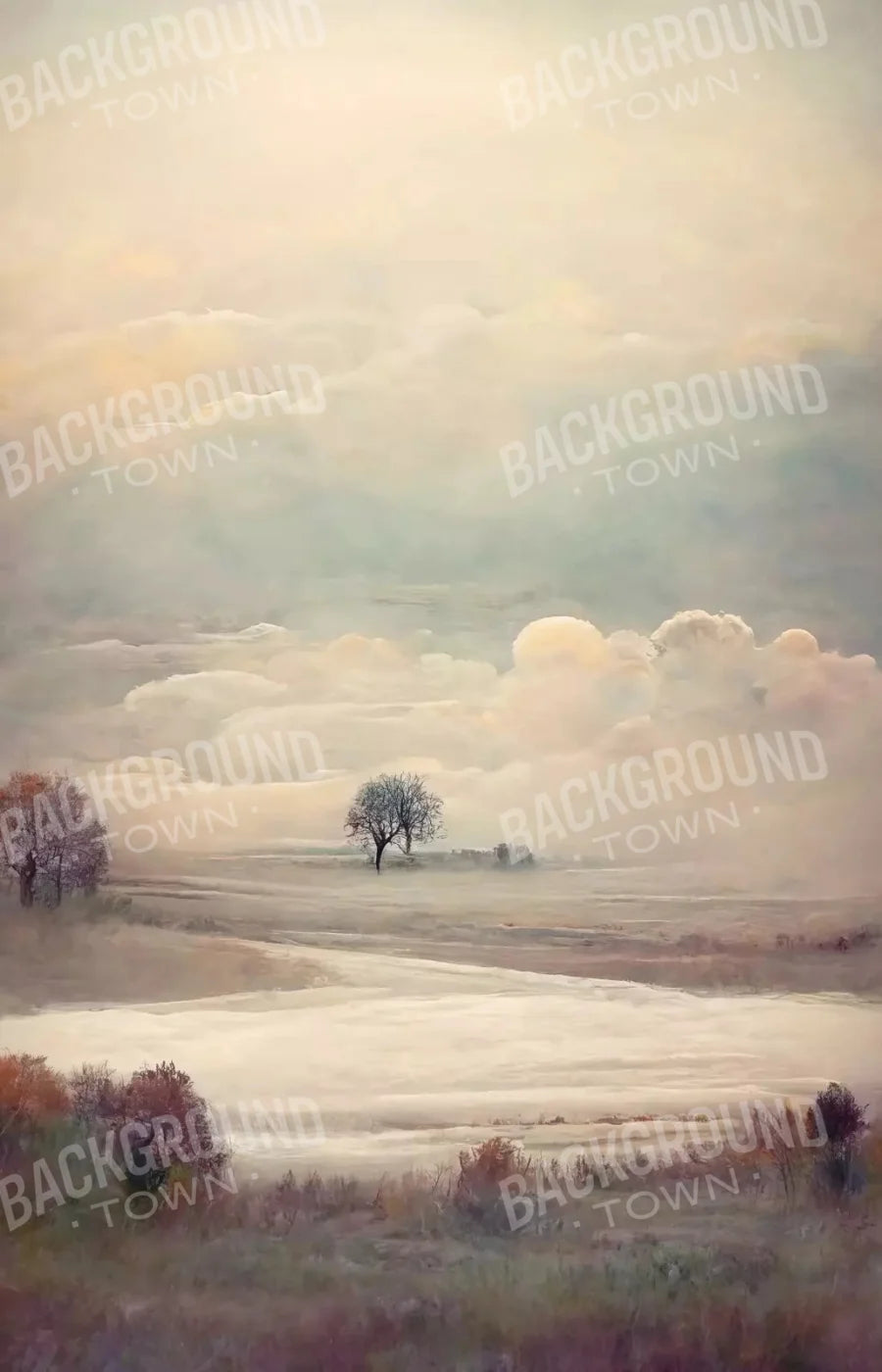 Pastel Landscape I 8X12 Ultracloth ( 96 X 144 Inch ) Backdrop