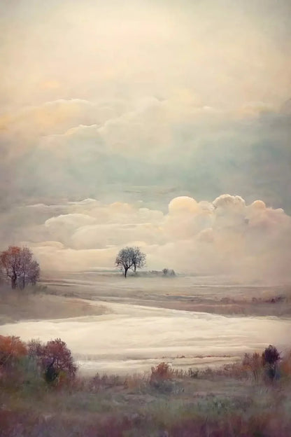 Pastel Landscape I Backdrop