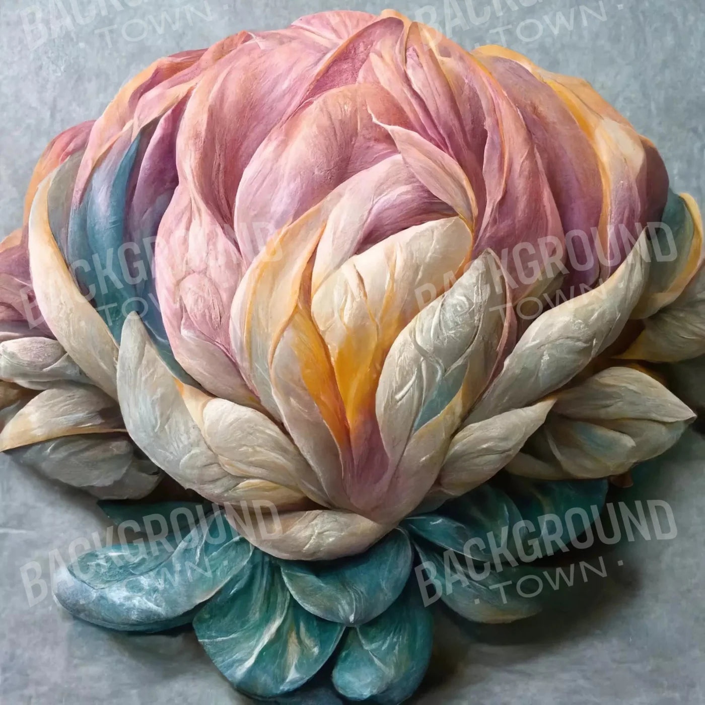 Pastel Peony 10X10 Ultracloth ( 120 X Inch ) Backdrop