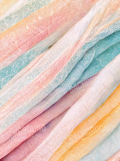 Pastel Wave 2 5X68 Fleece ( 60 X 80 Inch ) Backdrop