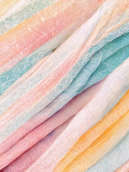 Pastel Wave 2 8X10 Fleece ( 96 X 120 Inch ) Backdrop