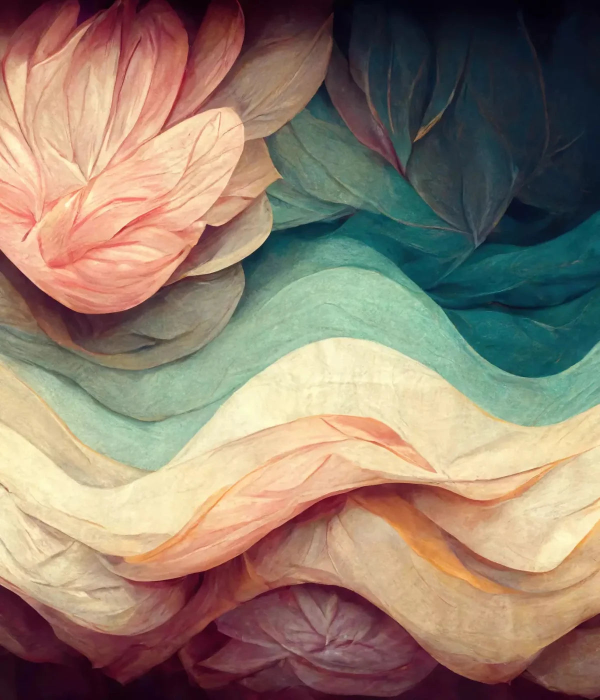 Pastel Waves 10X12 Ultracloth ( 120 X 144 Inch ) Backdrop