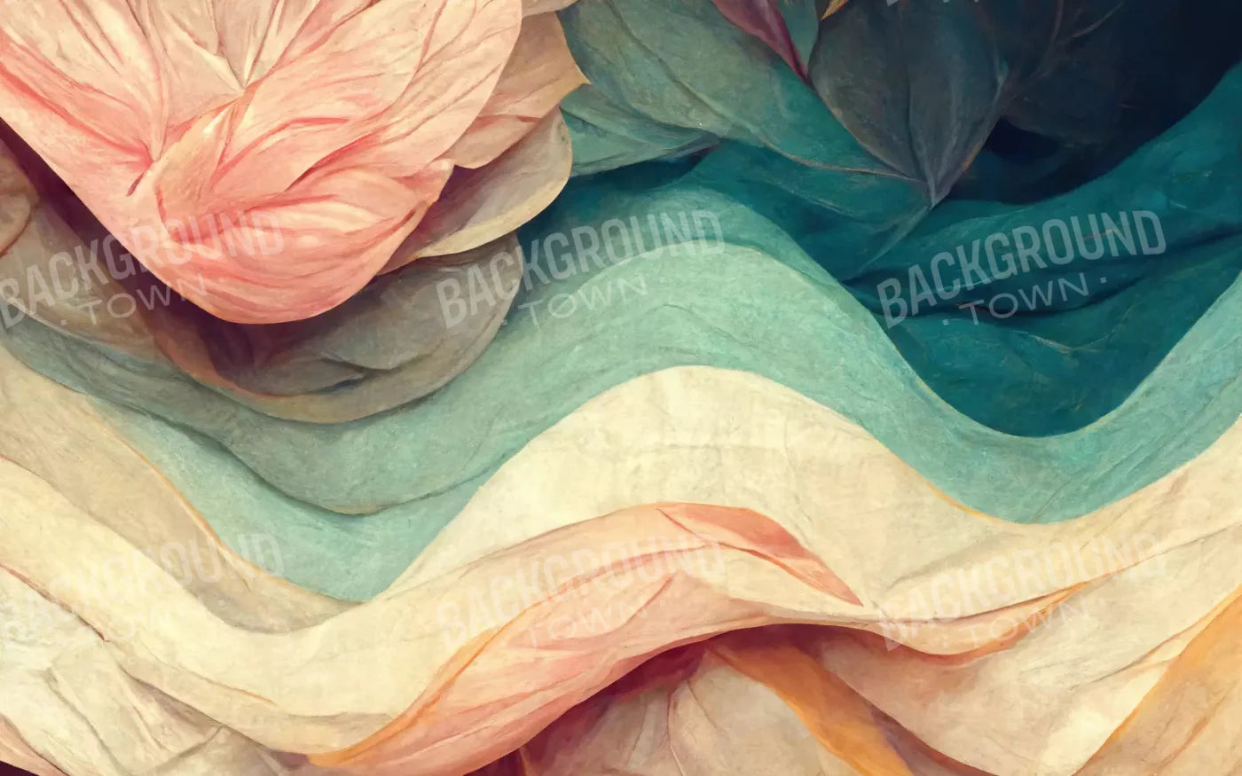 Pastel Waves 14X9 Ultracloth ( 168 X 108 Inch ) Backdrop