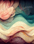 Pastel Waves 6X8 Fleece ( 72 X 96 Inch ) Backdrop