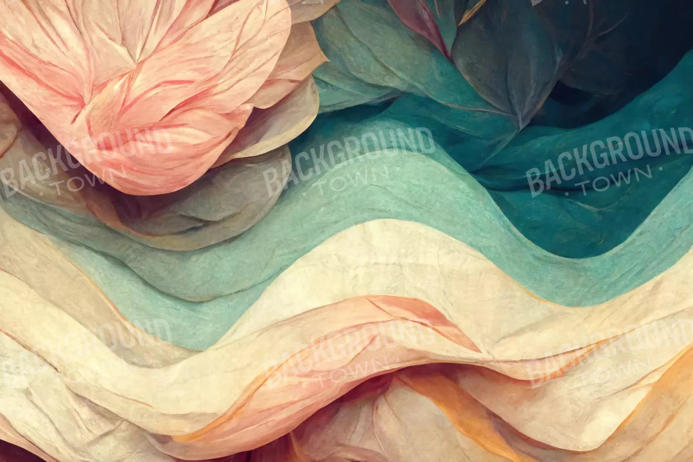Pastel Waves 8X5 Ultracloth ( 96 X 60 Inch ) Backdrop