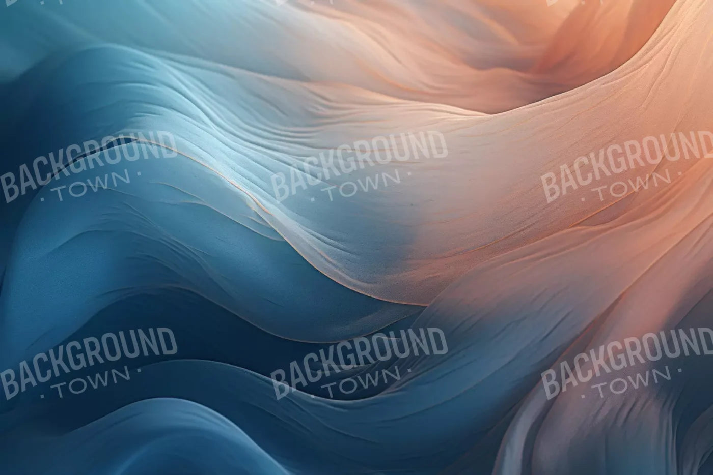 Pastel Waves I 12’X8’ Ultracloth (144 X 96 Inch) Backdrop