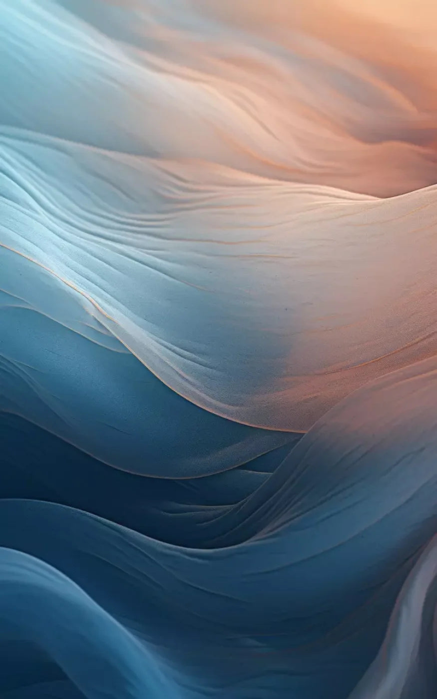 Pastel Waves I 5’X8’ Ultracloth (60 X 96 Inch) Backdrop
