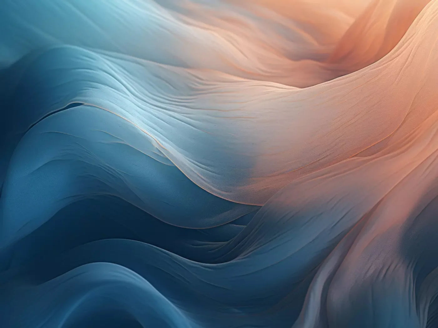 Pastel Waves I 6’8X5’ Fleece (80 X 60 Inch) Backdrop