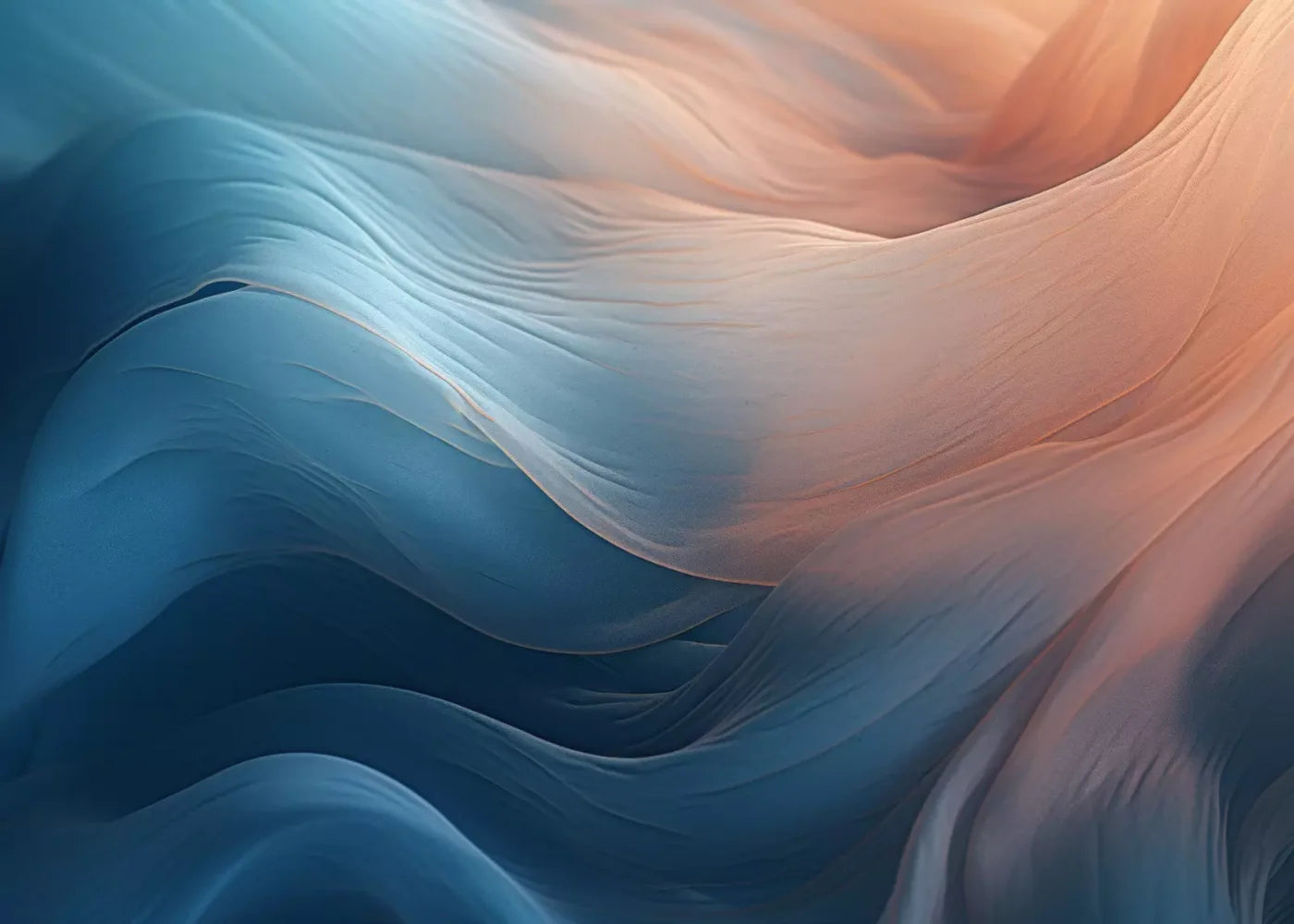Pastel Waves I 7’X5’ Ultracloth (84 X 60 Inch) Backdrop