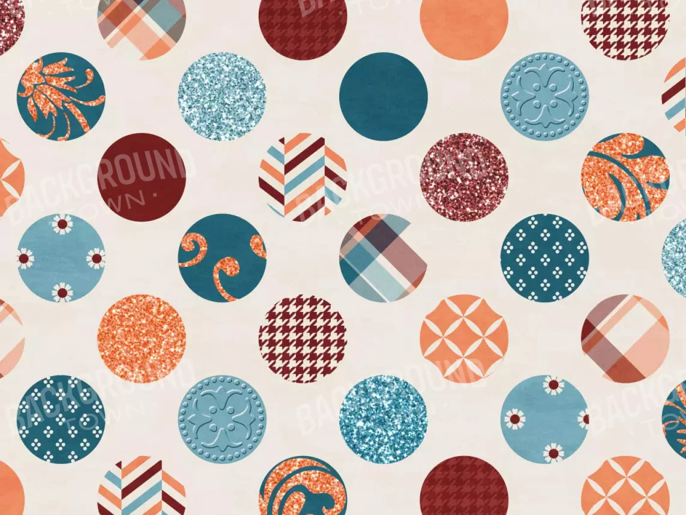 Patches 68X5 Fleece ( 80 X 60 Inch ) Backdrop