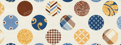 Patchwork Polka 20X8 Ultracloth ( 240 X 96 Inch ) Backdrop