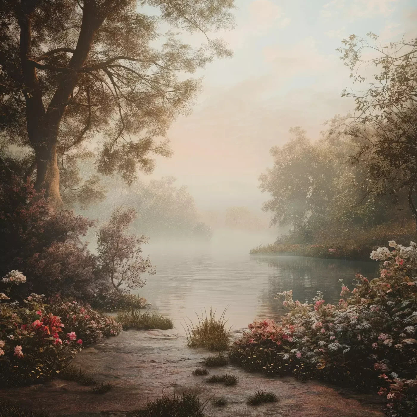 Peaceful Lake 10’X10’ Ultracloth (120 X Inch) Backdrop