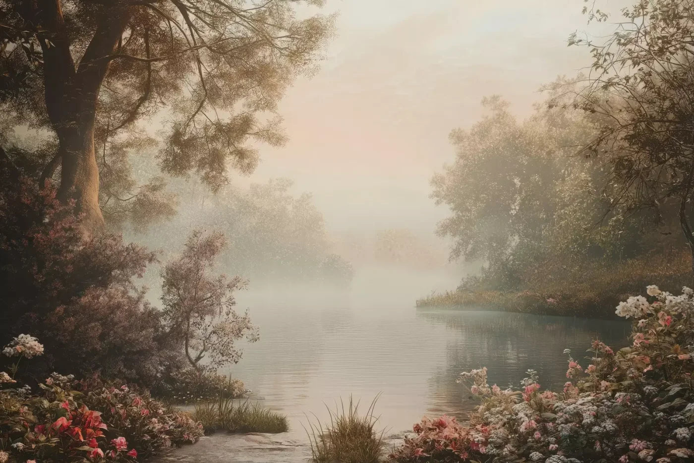 Peaceful Lake 12’X8’ Ultracloth (144 X 96 Inch) Backdrop