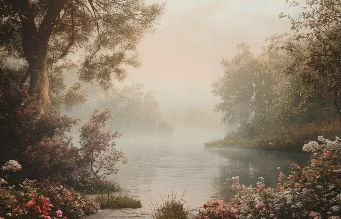 Peaceful Lake 14’X9’ Ultracloth (168 X 108 Inch) Backdrop