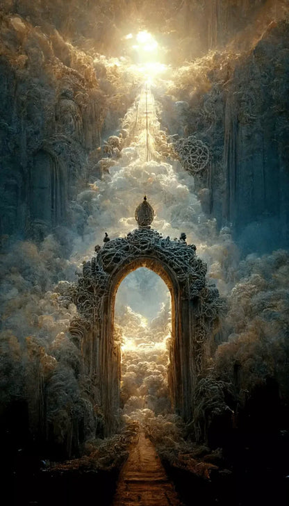 Pearly Gate 8’X14’ Ultracloth (96 X 168 Inch) Backdrop
