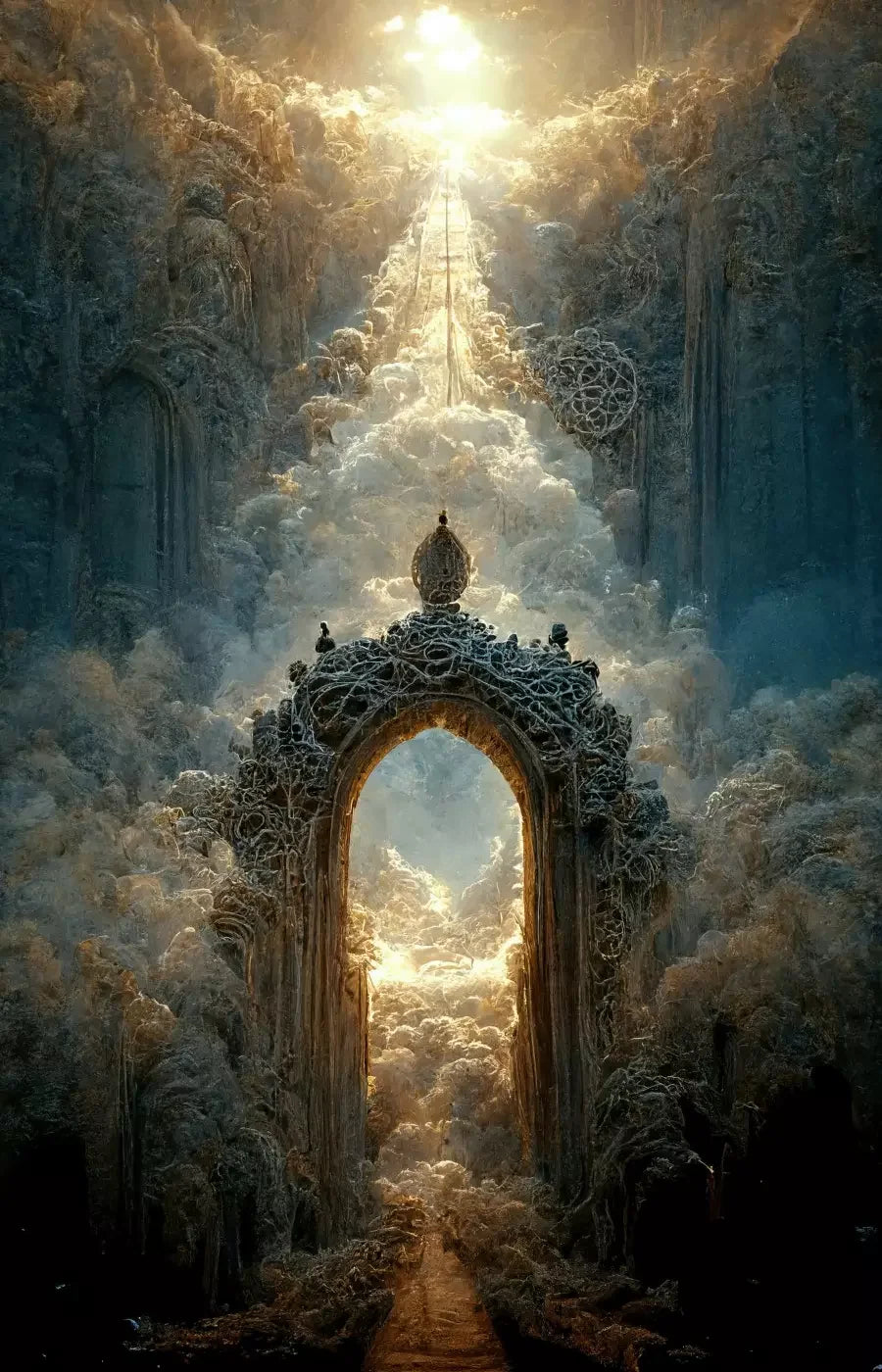 Pearly Gate 9’X14’ Ultracloth (108 X 168 Inch) Backdrop