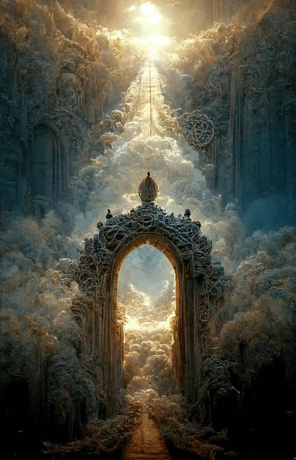 Pearly Gate 9’X14’ Ultracloth (108 X 168 Inch) Backdrop