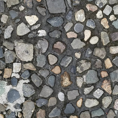 Pebble Path Floor 8X8 Fleece ( 96 X Inch ) Backdrop
